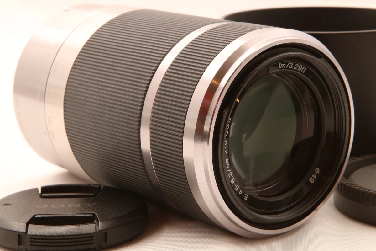 [excellent] Sony E 55-210mm F4.5-6.3 OSS Lens for Sony E-Mount Cameras  (Silver)