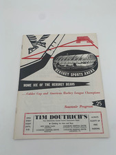 1959 Calder Cup Semifinals AHL Hockey Program Hershey Bears v Cleveland Barons 4