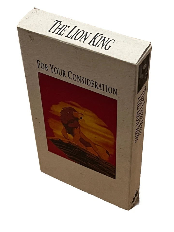 Disney Lion King VHS Tape FYC 1995 Screener Awards Animation RARE  - Image 2 of 4