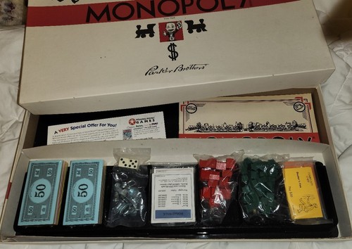 Monopoly 1935 Deluxe First Edition Classic Reproduction Board Game Sealed 2002 - Picture 2 of 2