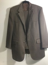 VINTAGE MENS LEVI 70'S WESTERN SUIT SZ 42 R