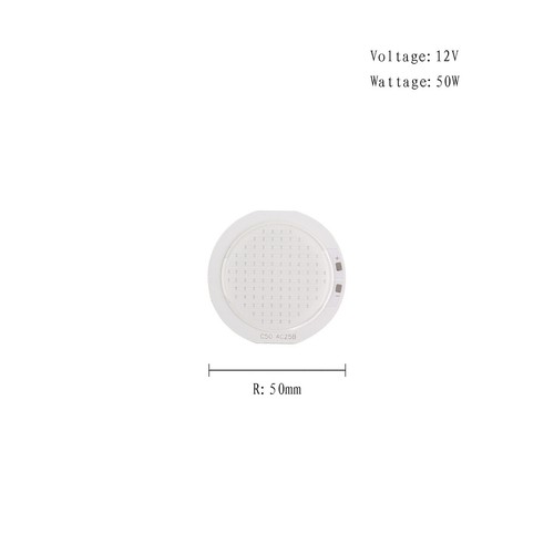 RGB 50mm Round 50W DC 12V LED COB Chip White Blue Red Color for Decor Lighting - Picture 15 of 16