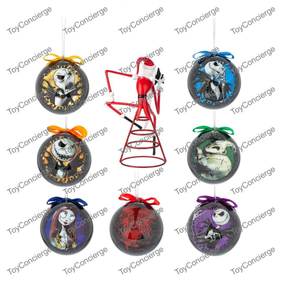 ^ DISNEY Store THE NIGHTMARE BEFORE CHRISTMAS ORNAMENT & TREE TOPPER
