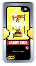 2001 Cinepix Cubix Robots for Everyone Trading Card Yellow Solex #78
