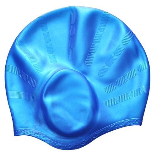 Silicone Swimming Cap With Ear Pockets Pool Swim Cap Waterproof Hat Adults Teens - Picture 13 of 20