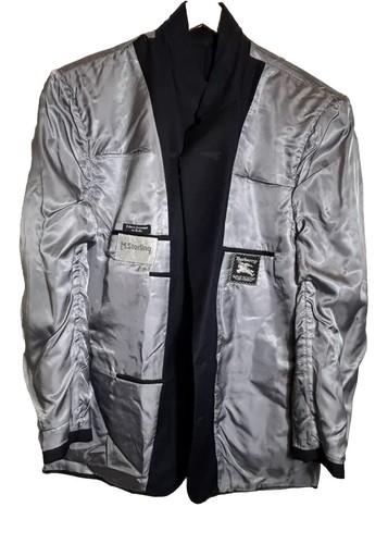 RARE Vintage 1993 Burberry Prestige Collection Prorsum Suit Jacket 48L Italy - Picture 8 of 16