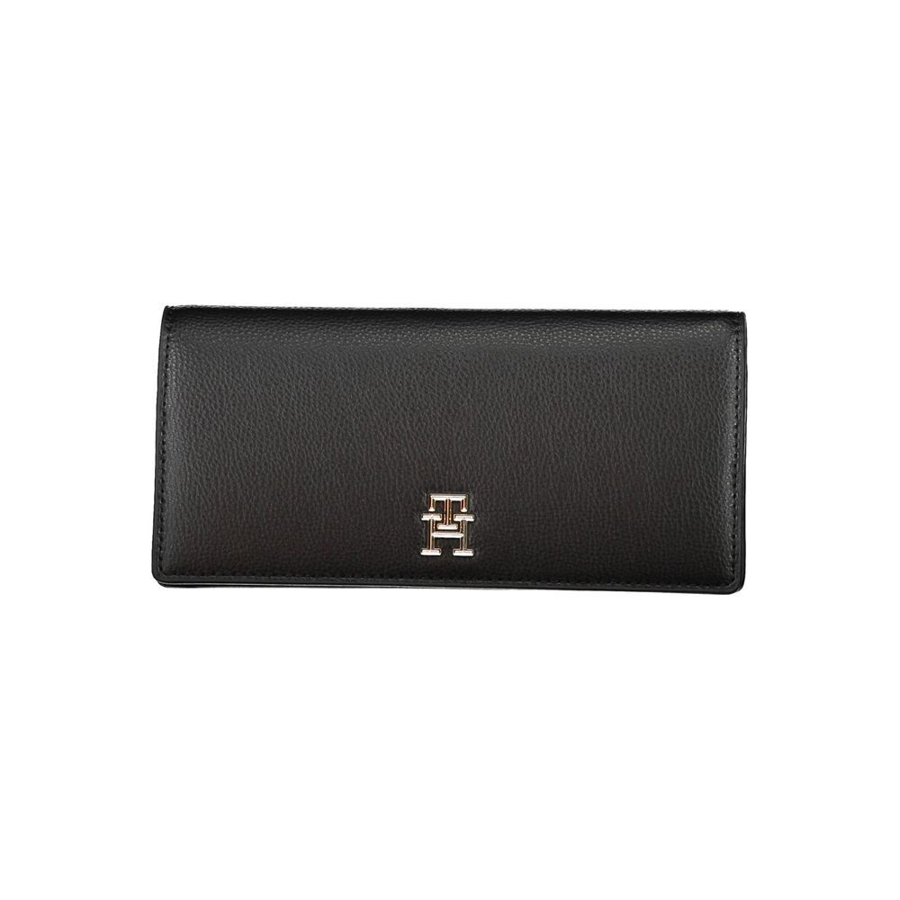 Tommy Hilfiger Mens Black Polyethylene Slim Wallet