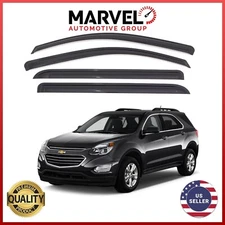 Out-Channel Window Vent Visor Rain Guards Deflectors for Chevy Equinox 2010-2017