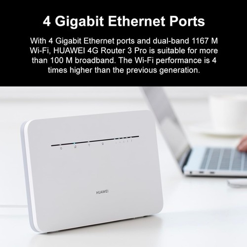 Huawei B535-235a | Routeur 4G LTE | Hotspot 300 Mbit/s double bande | Emplacement Nano Sim - Photo 5/6