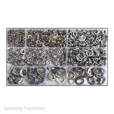 A2 Stainless Steel Split Spring Washers For Screws And Bolts