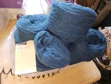 PENCIL ROVING Dark Blue Half Pound Merino Wool