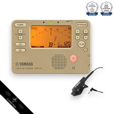 YAMAHA TDM-710GLM Tuner Metronome Microphone Gold Japan TDM710GLM 10cm 79g Rare