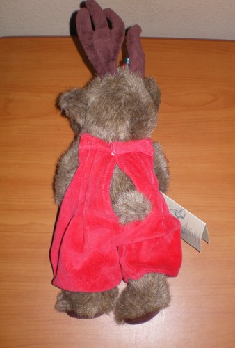 Vintage 1994 BOYDS BEAR J.B. Bean EDWINA Christmas Stuffed PLUSH Moose w/ COA - Picture 9 of 10