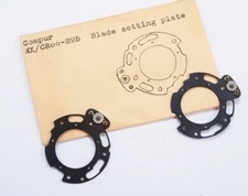 Compur #00 1110 Shutter Blade Setting Plate #225 Original Part New Old Stock