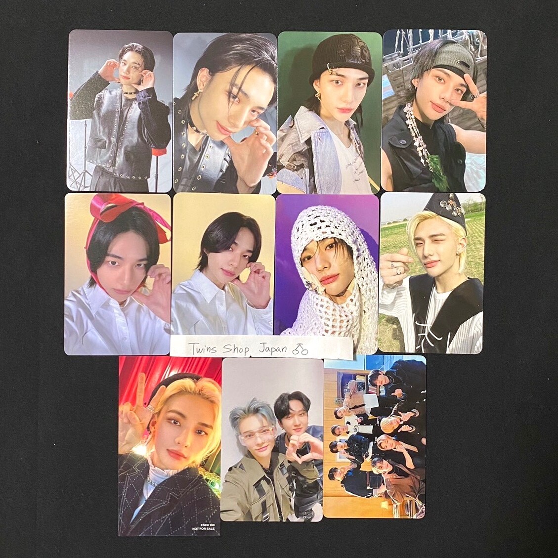 STRAY KIDS Hyunjin Photocard set of 11 RockStar Maxident The Sound 