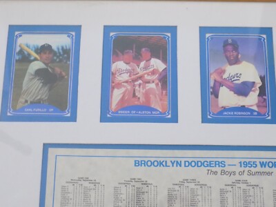 Dream Team Sports Collectibles Framed 16x20 1955 Brooklyn Dodgers