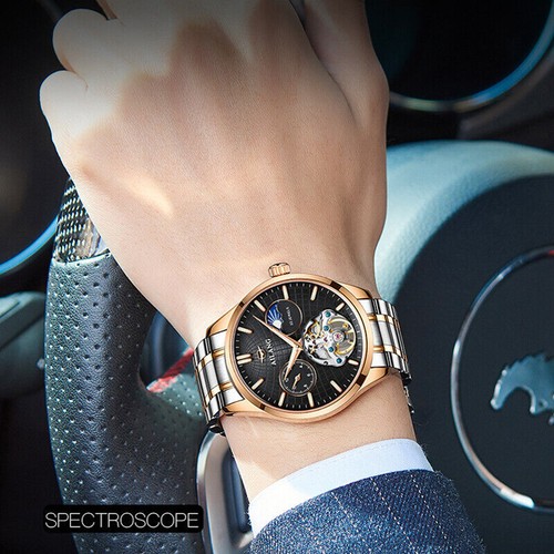 AILANG Men's Watch Tourbillon Automatic Mechanical Wristwatches Luminous - Picture 13 of 39