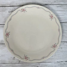 Corelle English Breakfast 10.25" Dinner Plate Replacement Pink Flower Blue Used