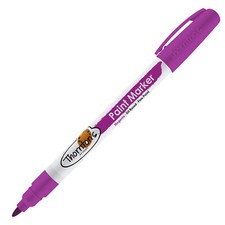 12 Thornton's Oil-Based Paint Marker For Tire Tread Rubbers Fine Point Magenta
