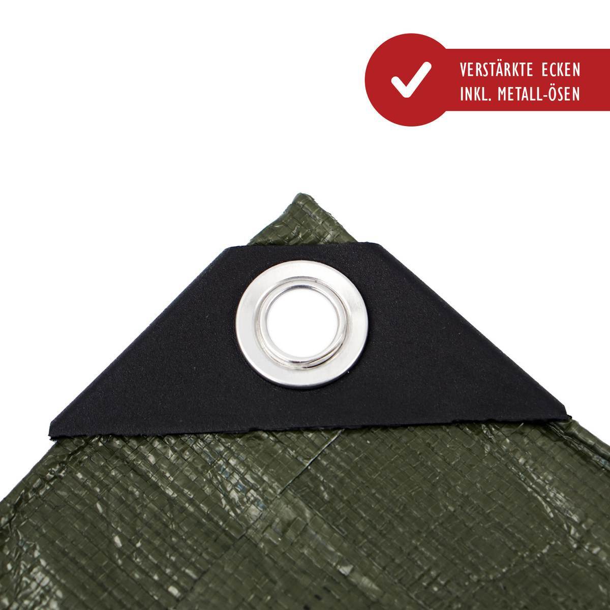 Trampolin Abdeckplane ProAktiv® - Wetter- & UV-Schutz Für 185-430cm Trampoline (schwarz)