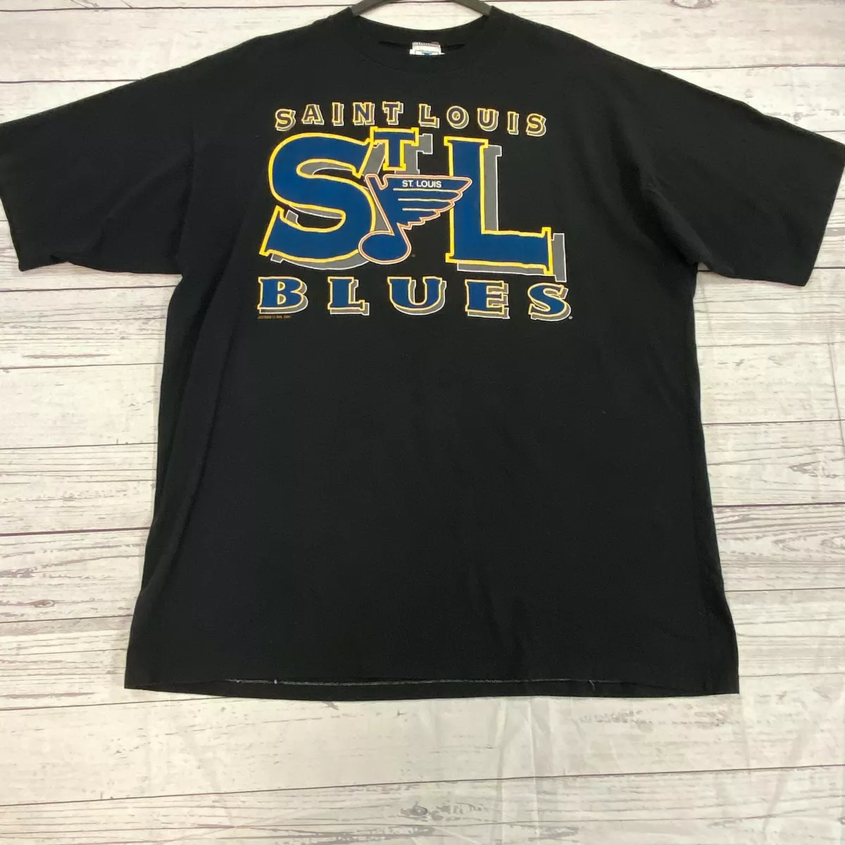 st louis blues t shirt adult