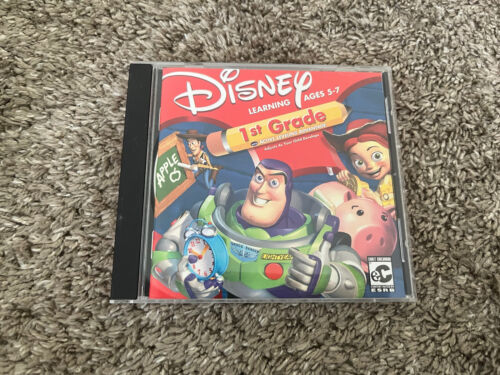 Disney Pixar Toy Story Learning 1st Grade Buzz Lightyear Woody CD game