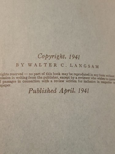 Vtg A Narrative Of War Walter Consuelo Langsam Union College 1941 Booklet - Picture 3 of 3