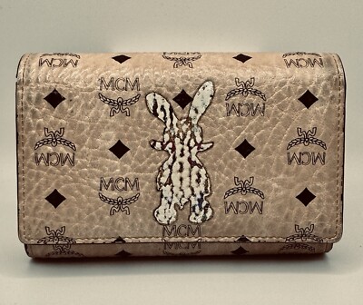 Leather Wallets Mcm Portemonnaie Rabbit MCM Bunny Long