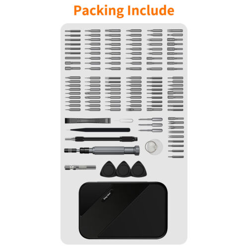 150 in1 Präzisions Schraubendreher Set Computer Reparatur Werkzeug Kit Magnet Bit mit Box - Bild 8 von 12