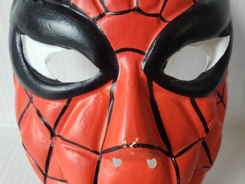 Vintage 1976 Marvel Comics Group Ben Cooper Super Hero SPIDER MAN Costume! - Picture 4 of 12