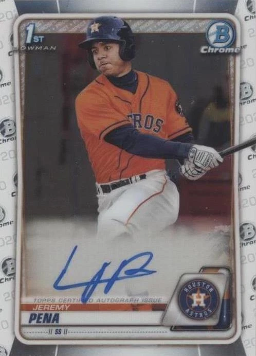 2020 Bowman - Jeremy Pena #CPA-JP for sale | eBay