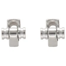 Set Of 2 Chrome Roller String Retainer Trees Guitar Parts G3B24247