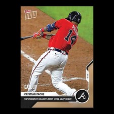 Cristian Pache - 2020 MLB Topps Now Card 139 - Print Run: 1,805 Atlanta Braves