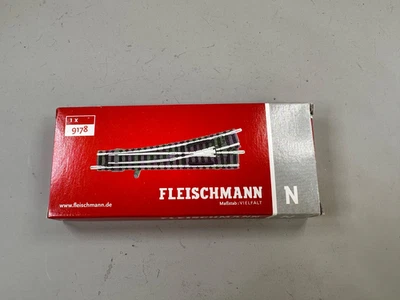 Fleischmann 9178 Profi Track Left Hand Live Frog Turnout 111mm - Image 1 of 4