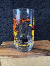 Sears - Vintage Winnie the Pooh Friends Glass Drinking Cup - Walt Disney