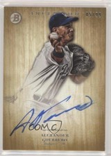 2014 Bowman Inception Prospect Gold 5/99 Alex Guerrero Alexander #PA-AG Auto 0v1