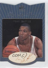 1997-98 SP Authentic Sign of the Times Stars and Rookies Tony Battie #TB Auto RC