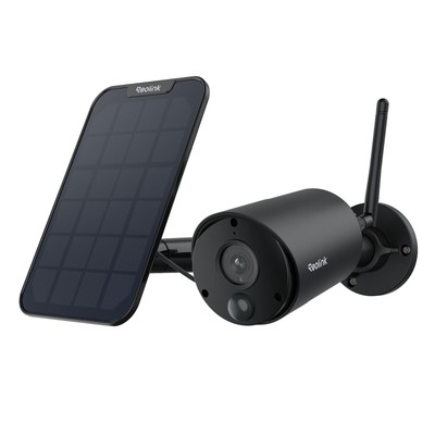 Reolink ArgusEco mit Solarpanel WLAN Überwachungskamera Aussen Akku 2-Wege-Audio