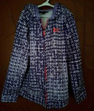 Under Armour Girls Full Zip Hooded Geometric ...