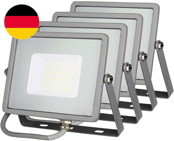 Set - Led Strahler AußEn, 30W, 4000K Neutralweiß, 2400 Lumen, IP65, Led Fluter,-image