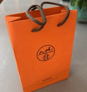 Hermes Gift Bag 8.5”x6”x3”