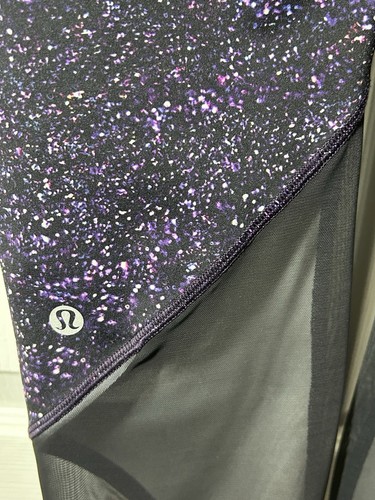 LULULEMON Womens Size 6 Multicolored Spotted Leggings Yoga Jogging Running Fleck - Picture 5 of 8