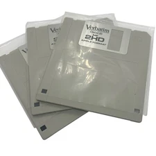 Apple Format 3.5” Floppy Disk Verbatim DataLife 2HD Vintage Plastic Sleeve