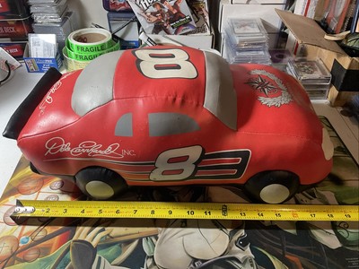 DALE EARNHARDT JR 18'' Vinyl Plush Car Pillow #8 NASCAR Chevrolet Chevy  USED