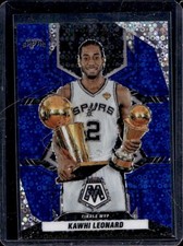 2021-22 Panini Mosaic Kawhi Leonard Fast Break Blue #/85 Spurs