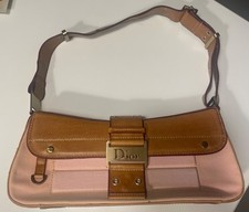 Vintage Dior  Columbus Bag - pink and tan