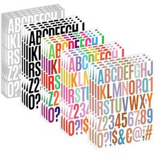 Letter Stickers 2 Inch Large Alphabet Labels for Crafts mixed 1000P