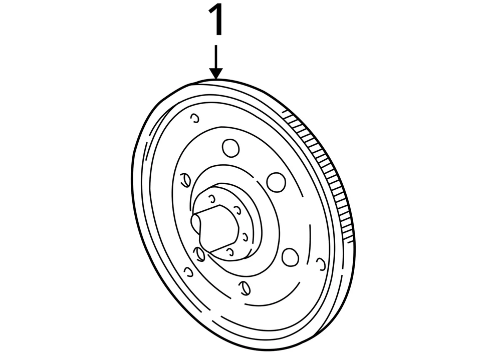 Маховик/гибкая пластина автоматическая коробка передач 4-134 подходит для 82-02 CAVALIER 713111 - Изображение 4 из 4