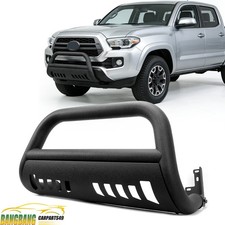 Black Bull Bar Front Bumper Grille Brush Guard For Toyota Tacoma 2016-2023 Black Bull Bar Front Bumper Grille Brush Guard For Toyota Tacoma 2016-2023