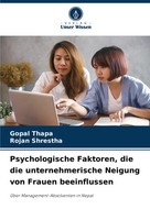 Psychologische Faktoren, Die Die Unternehmerische Neigung Von Frauen...